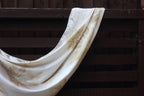 Castor Leaf Silk Scarf Eco Printed