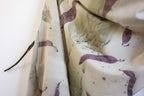 White Cotton Scarf Ecoprinted: Silver Oak and Eucalyptus