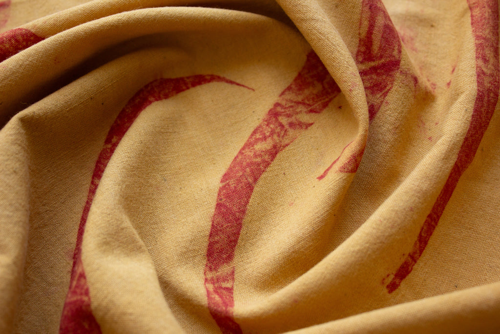 Yellow Eucalyptus Cotton Scarf