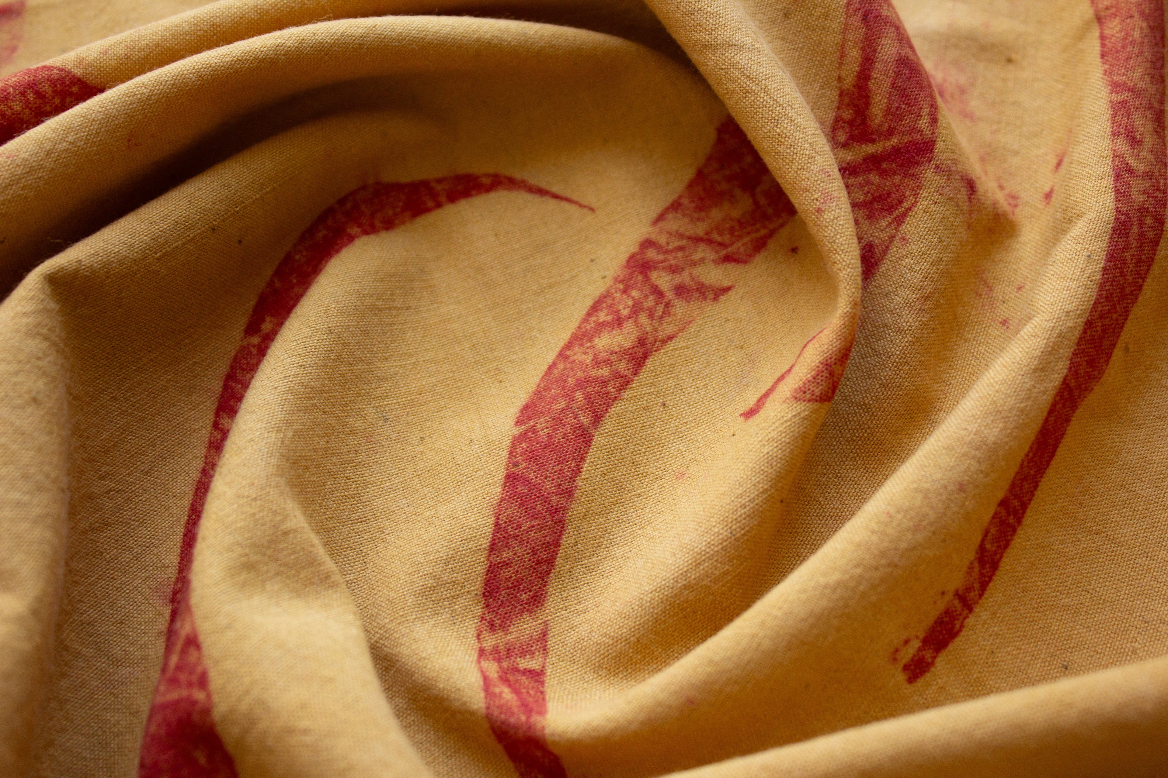 Yellow Eucalyptus Cotton Scarf