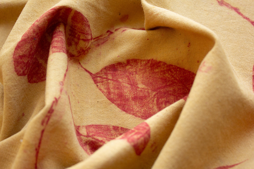 Yellow Eucalyptus Cotton Scarf