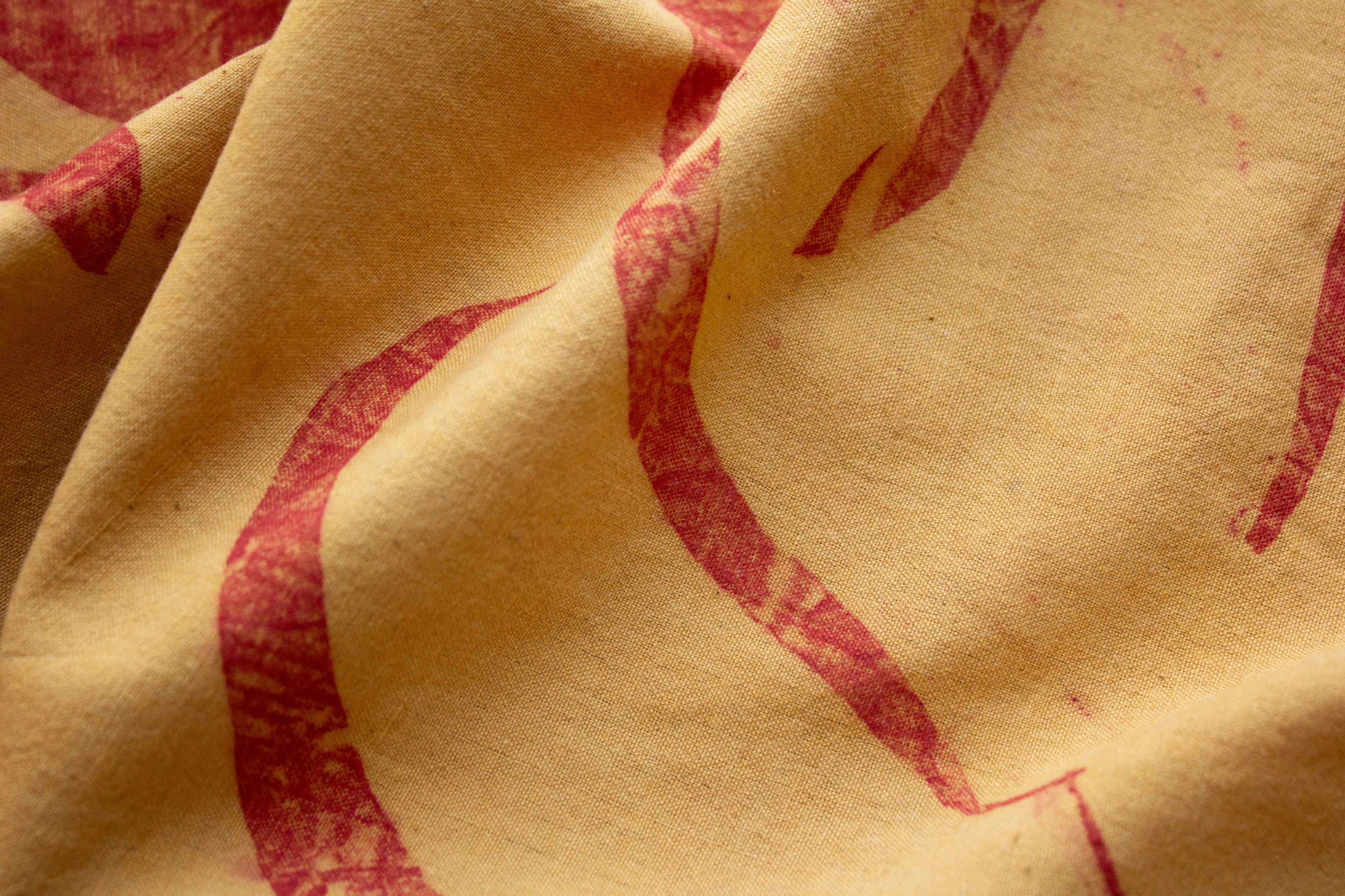 Yellow Eucalyptus Cotton Scarf
