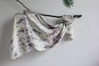 Marigold and Hibiscus Bundle Dyed Silk Scarf
