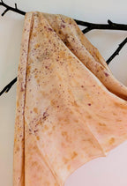 Multicolour Silk Scarf: Flower Print, Natural Dye