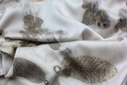 White Guava Eco Printed Silk Scarf
