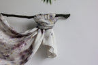 Marigold and Hibiscus Bundle Dyed Silk Scarf